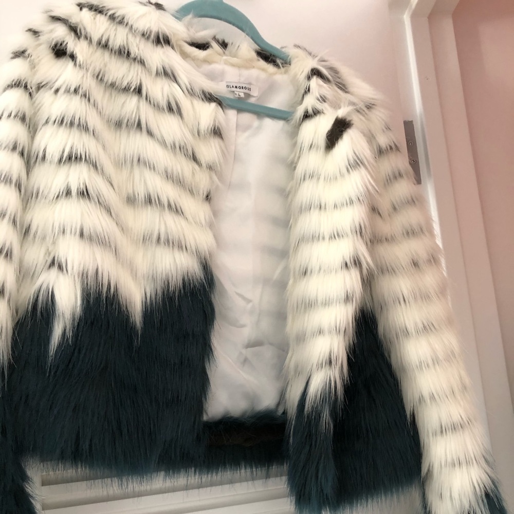 Glamourus Faux Fur Jacket